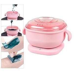 Electric Hair Removal Wax Heater – Pink Wax Melting Pot for Home Salon Use