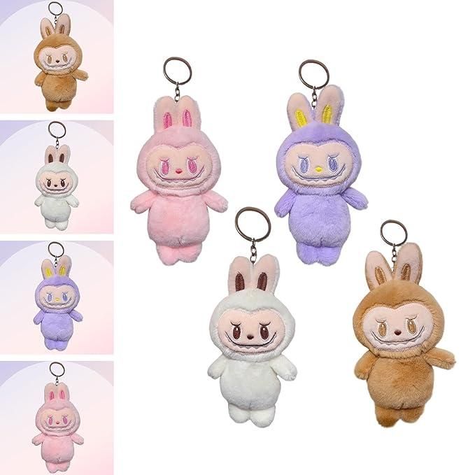 Labubu Doll Cute Bunny Plush Doll Figure – Kawaii Cartoon Toy for Gifting & Décor (Set of 2)