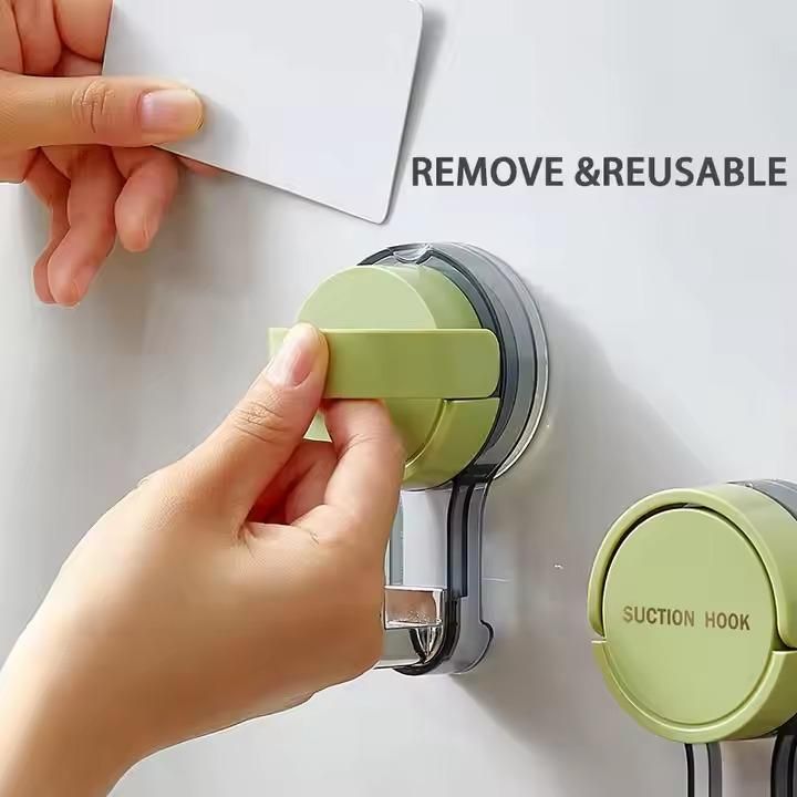 Heavy-Duty Vacuum Suction Hooks – Reusable Wall Hangers (Pack of 5)