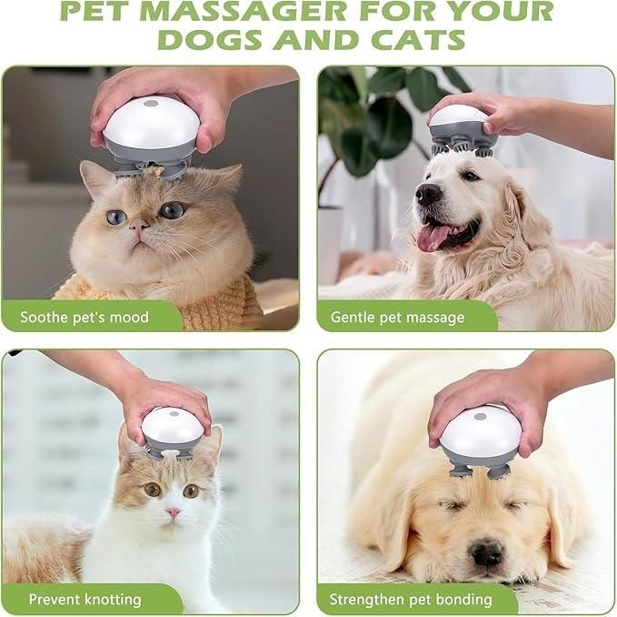 Rechargeable Electric Scalp Massager – 4D Head, Neck & Body Relaxation Tool