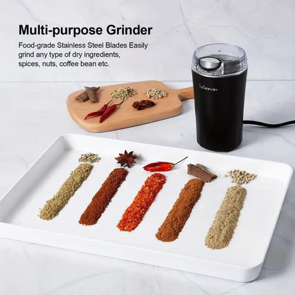 Electric Dry Grinder – Multipurpose Stainless Steel Mill for Spices, Coffee & Grains