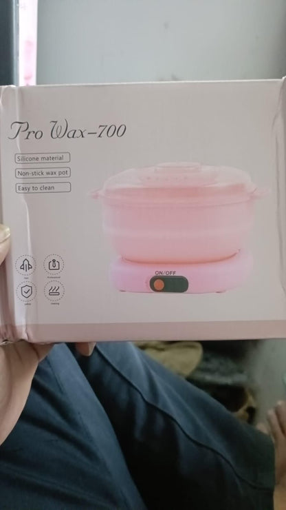 Electric Hair Removal Wax Heater – Pink Wax Melting Pot for Home Salon Use