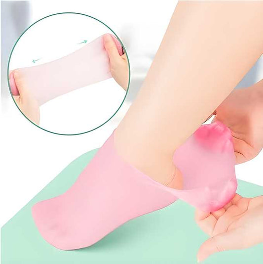 Moisturizing Silicone Gel Socks – Cracked Heel & Dry Foot Repair