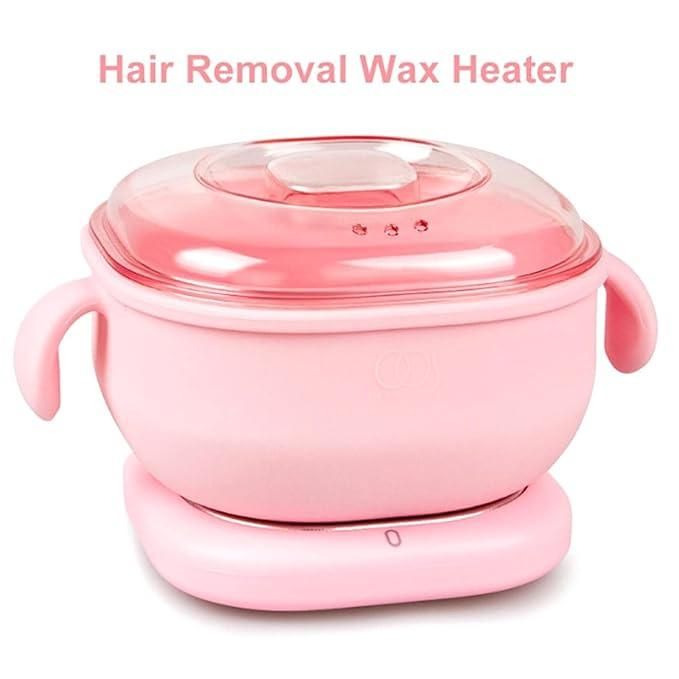Electric Hair Removal Wax Heater – Pink Wax Melting Pot for Home Salon Use