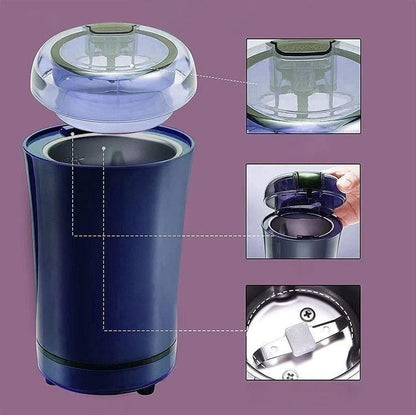 Electric Dry Grinder – Multipurpose Stainless Steel Mill for Spices, Coffee & Grains