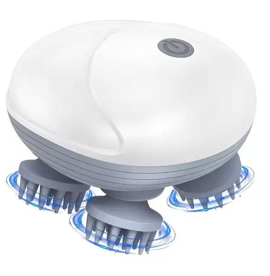 Rechargeable Electric Scalp Massager – 4D Head, Neck & Body Relaxation Tool