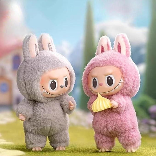 Labubu Doll Cute Bunny Plush Doll Figure – Kawaii Cartoon Toy for Gifting & Décor (Set of 2)